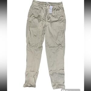 Lou & Grey Sateen Jogger Drawstring Straight Leg Pants